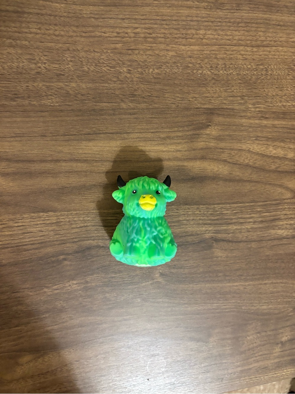Green Highland Cow Squishy